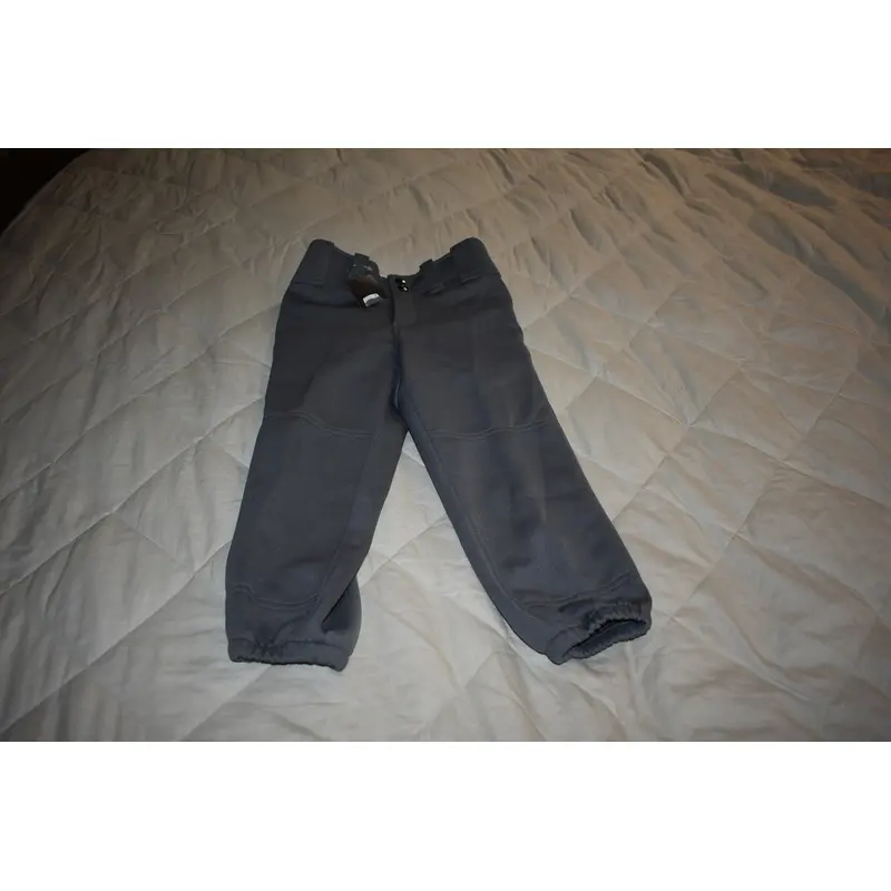 NEW - Mizuno Girl's Softball Pants, Gray, Youth Small