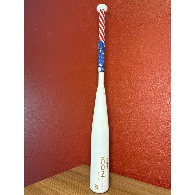 2024 Rawlings Icon Composite USSSA Certified Bat (-10) 18 oz 28" (Used)