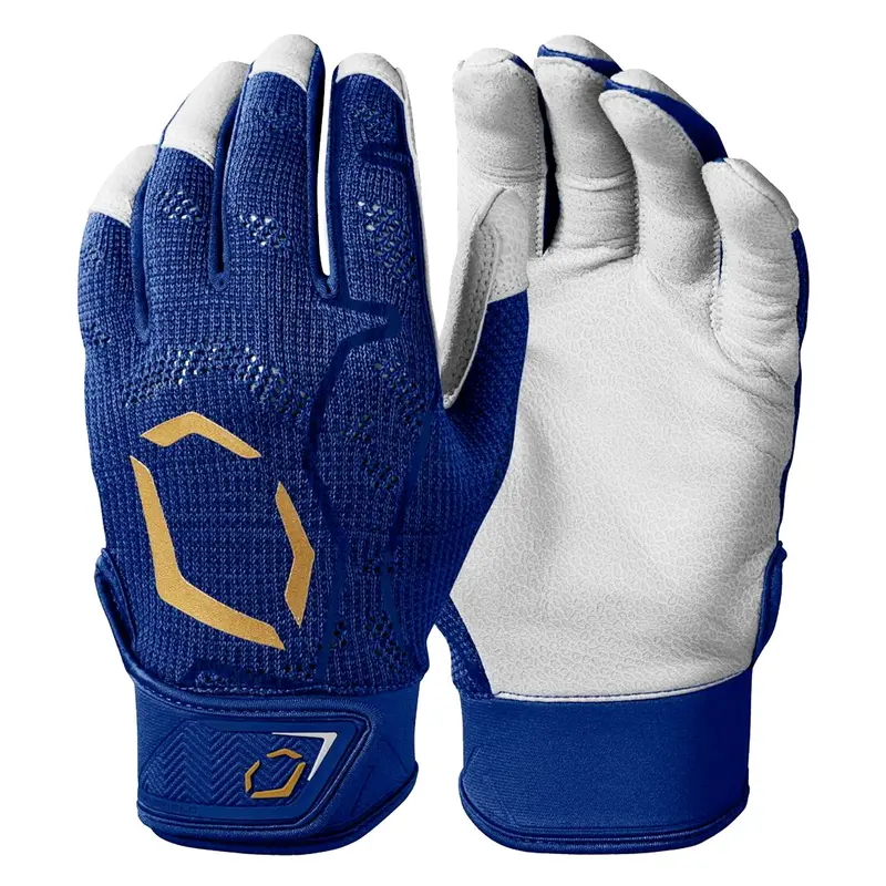 EvoShield Pro-SRZ NAVY 2XL Men's Baseball Batting Gloves -WB57118022XL