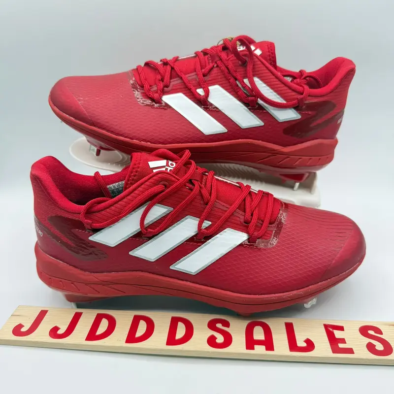 Adidas Adizero Afterburner 8 Team Power Red Baseball FZ4216 Mens Sz 8 NEW