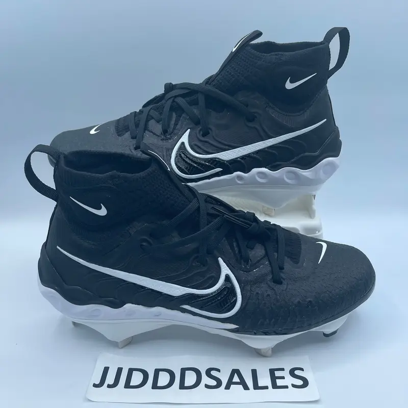 Nike Alpha Huarache NXT Black White Baseball Cleats DJ6517-001 Mens Sz 7.5 NEW