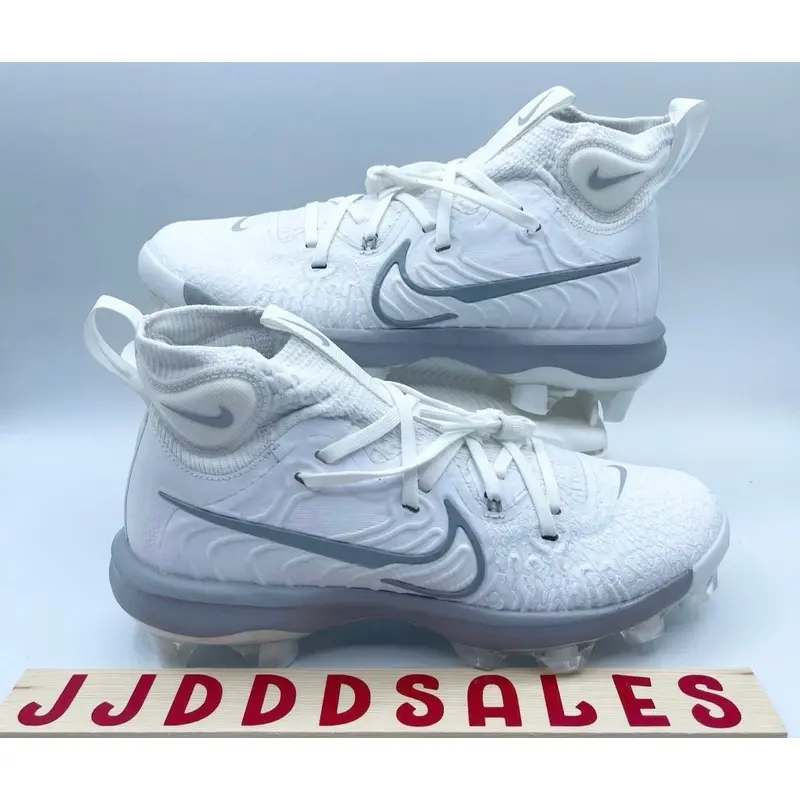 NIKE ALPHA HUARACHE NXT MCS BASEBALL CLEATS WHITE WOLF GREY DJ6519-103 MENS SIZE 13