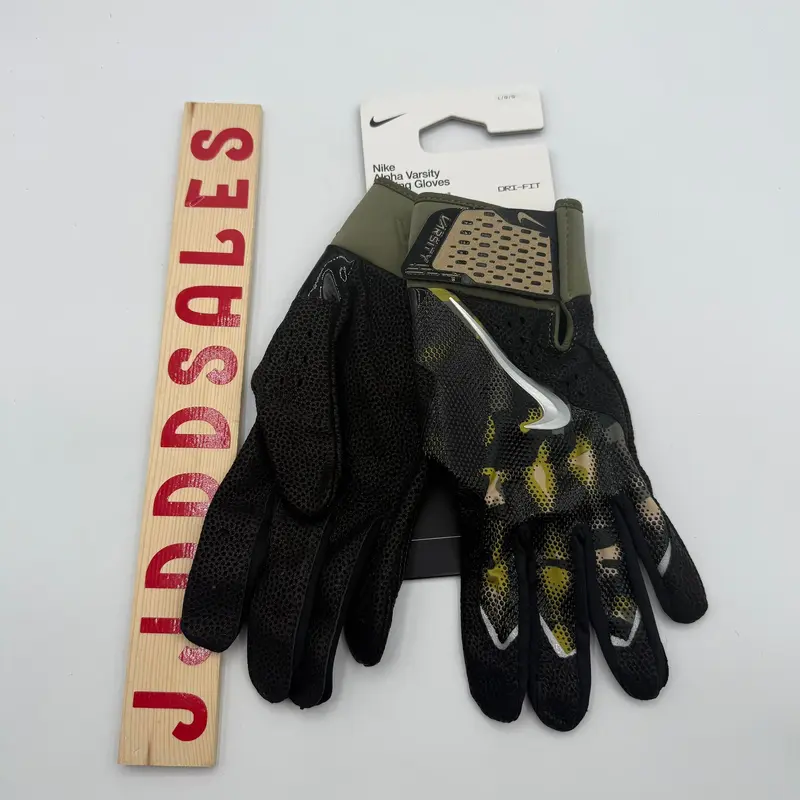 Nike Alpha Varsity Baseball Batting Gloves Camo Armed Forces Mens Sz Large NWT