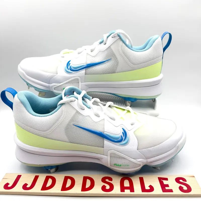 Nike Force Trout 9 Pro Metal Baseball Cleats Fresh Pack FQ7941-100 Mens Sz 9