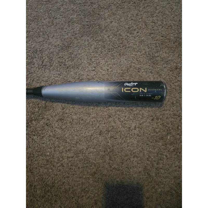 2024 Rawlings Icon Composite USABat Certified Bat (-10) 20 oz 30" (Used)