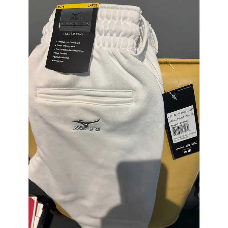Mizuno Youth MVP Pull Up Game Pants (New)
