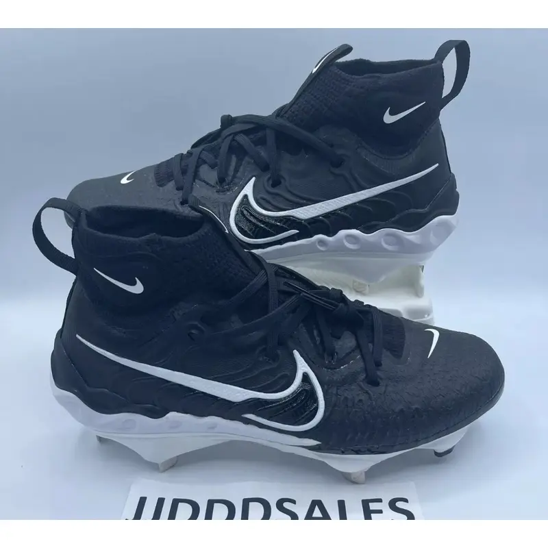 Nike Alpha Huarache NXT Black White Baseball Cleats DJ6517-001 Mens Sz 10.5 NEW