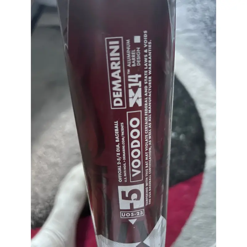 2023 DeMarini Voodoo One Alloy USABat Certified Bat (-5) 26 oz 31" (Used)