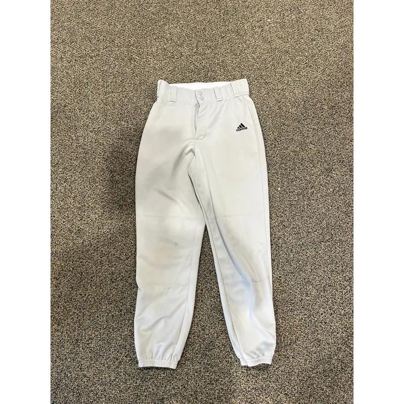Gray Adult Men's Used Small Adidas Game Pants
