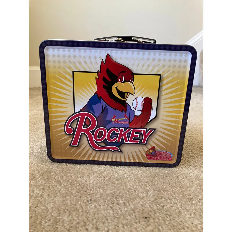 Memphis Redbirds Rockey Metal Lunchbox