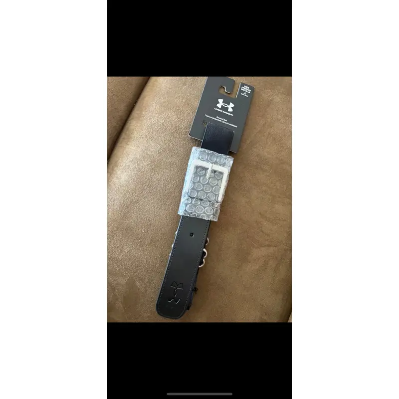 New - black adult baseball pants belt
