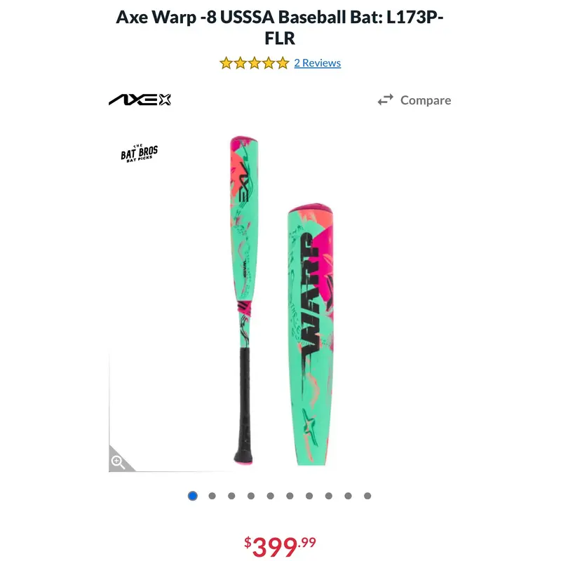 2025 Axe Warp bat