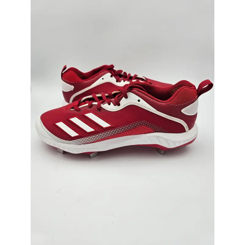 Adidas Icon 6 Bounce Men's Baseball Cleats Red/White FV9354 Size 12