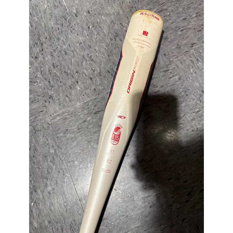Used AXE Origin Pro Bat USSSA Certified (-10) Alloy 21 oz 31"