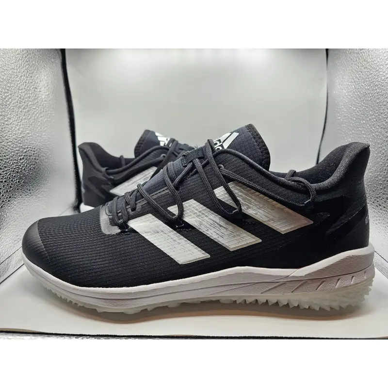 Adidas Adizero Afterburner 8 TF 'Black White' Baseball Cleats Mens Size14