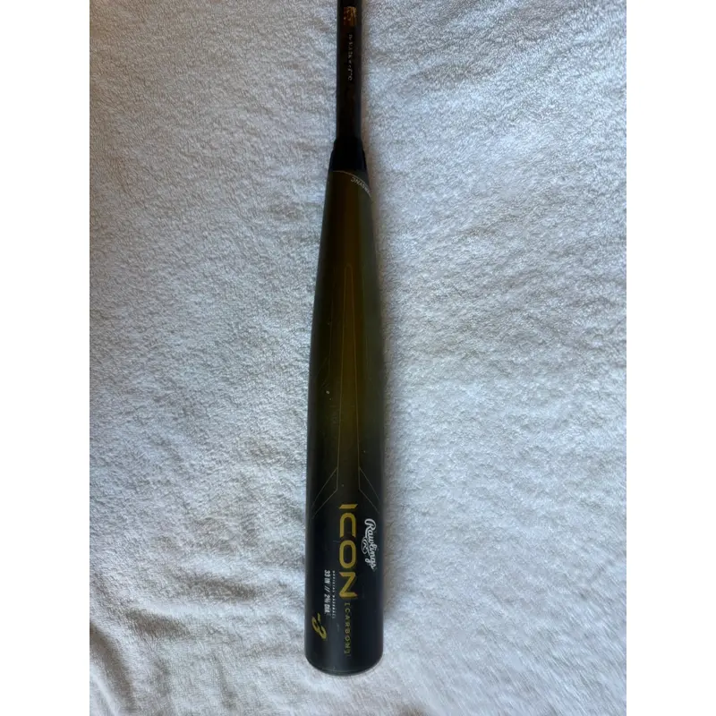 Rawlings 2023 ICON Carbon -3 BBCOR Baseball Bat RBB313 33/30 Barely used. HOT