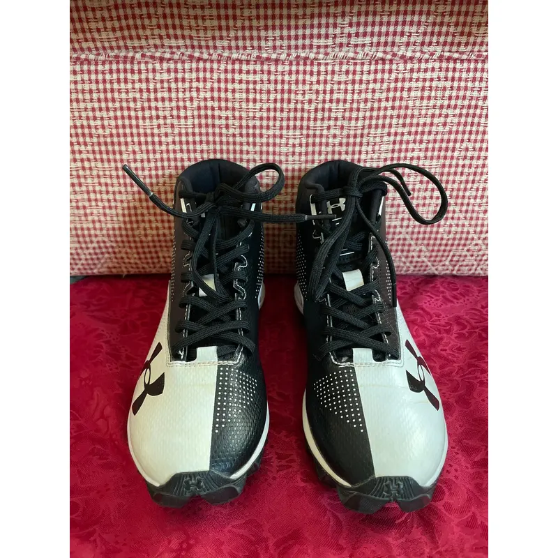 White and Black Kid's Youth High Top 5Y (Used)