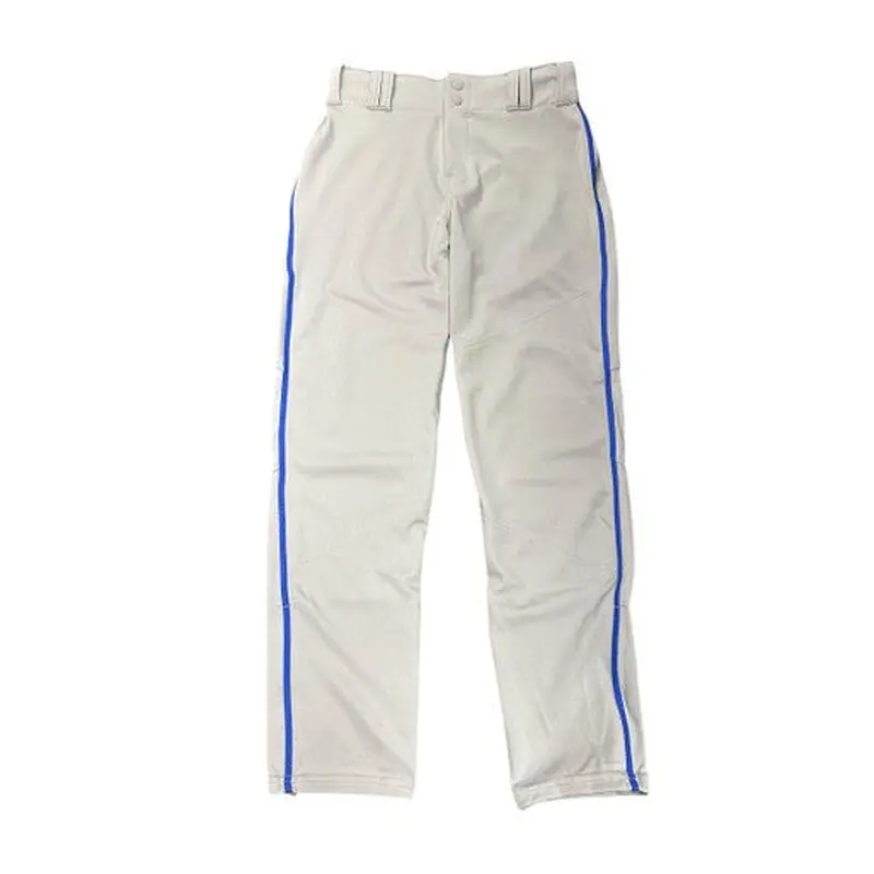 Used Alleson GRAY PANT BLUE STRIPE BB/SB Pant Boys Grey LG 11849-S000013578