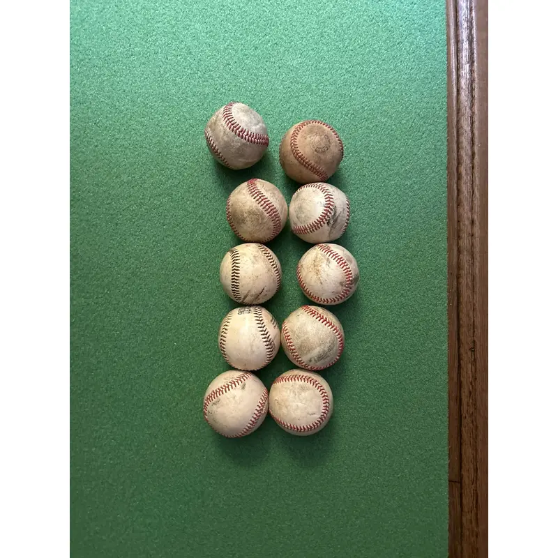 10 Baseballs  (Used)