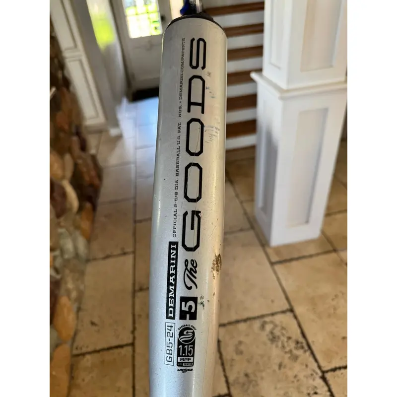 2024 DeMarini The Goods Hybrid USSSA Certified Bat (-5)  28 oz 33" (Used)