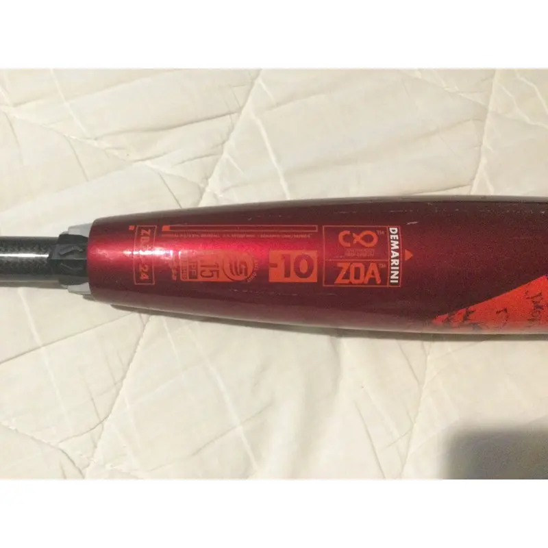 2024 DeMarini Zoa Composite USSSA Certified Bat (-10) 21 oz 31" (Used)