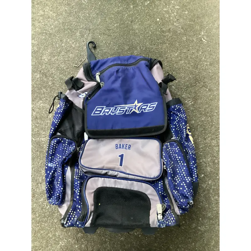 Blue & Gray Used Boombah Bags & Batpacks Player Rolling