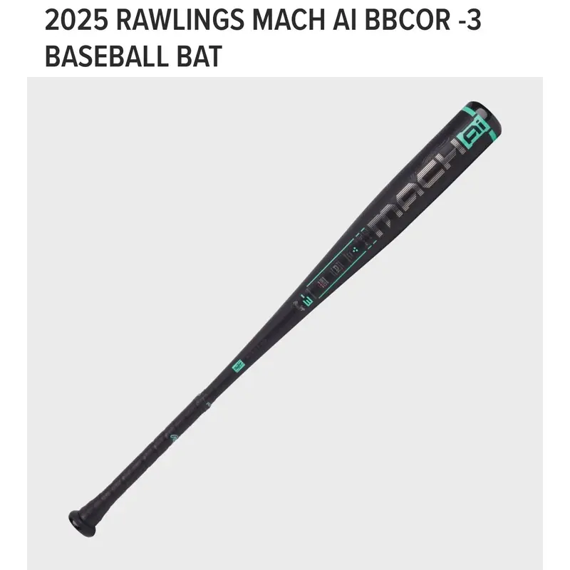 New Rawlings Mach AI BBCOR Certified Bat (-3) Alloy 29 oz 32" - Make an Offer