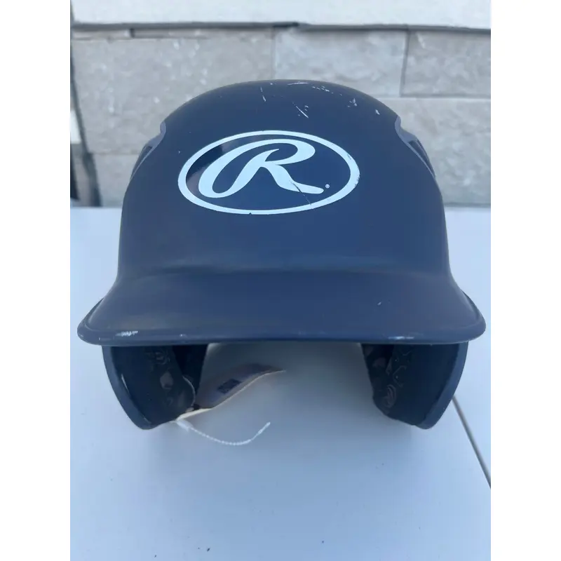 Black Used 6 3/8-7 1/8 Rawlings R16J-R1 Batting Helmet
