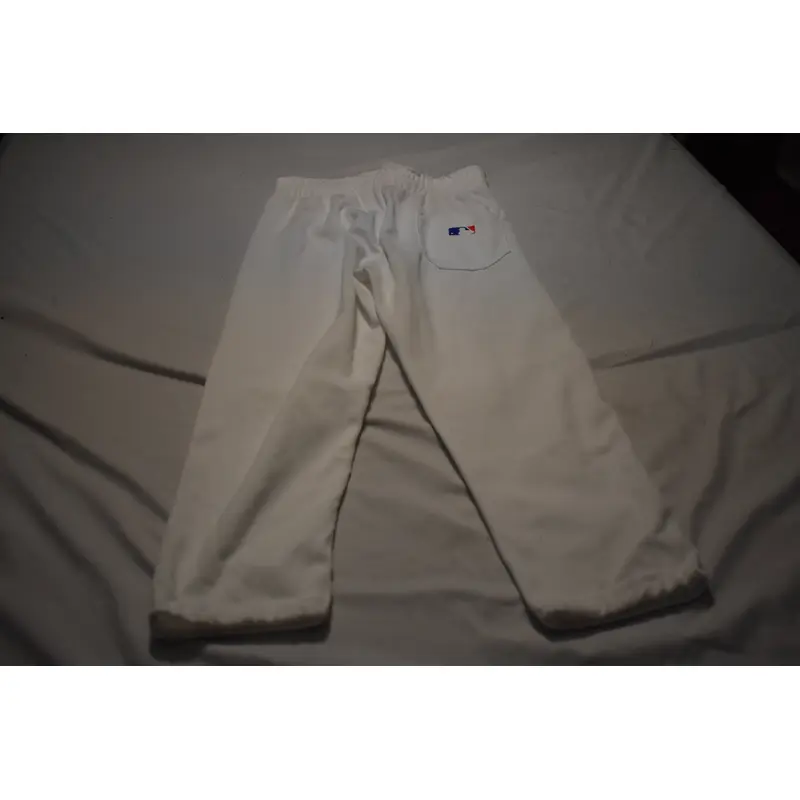 NEW - Team MLB by Majestic Polyester Baseball Pants, White, Youth Large