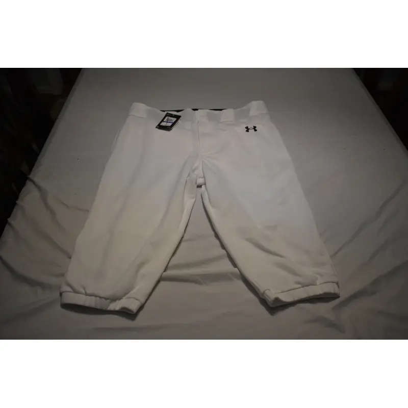NEW - Under Armour Gameday Vanish Knicker Adult Mens Baseball Pant, White, XL