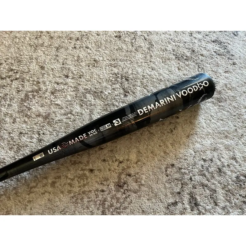 DeMarini Voodoo BBCOR 2024 Certified Bat (-3) 28 oz 31" (Used)