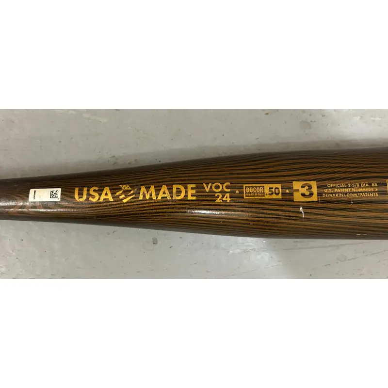 2024 DeMarini Voodoo BBCOR Certified Bat (-3) Composite 33.5" (Used)