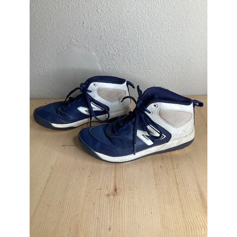 Blue Kid's Youth New Balance High Top Footwear Molded Cleats (Used)