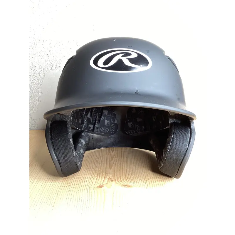 Black 6 7/8-7 5/8 Rawlings R1S-REVB6 Batting Helmet (Used)