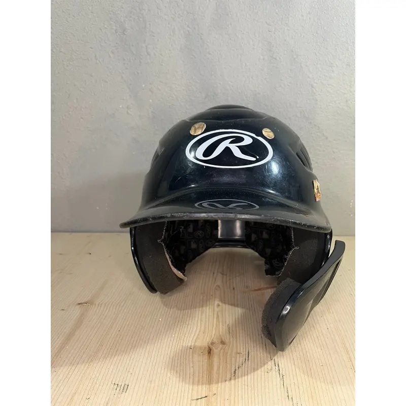 Black Used 6 1/4-6 7/8 Rawlings CFTBH-R1 Batting Helmet
