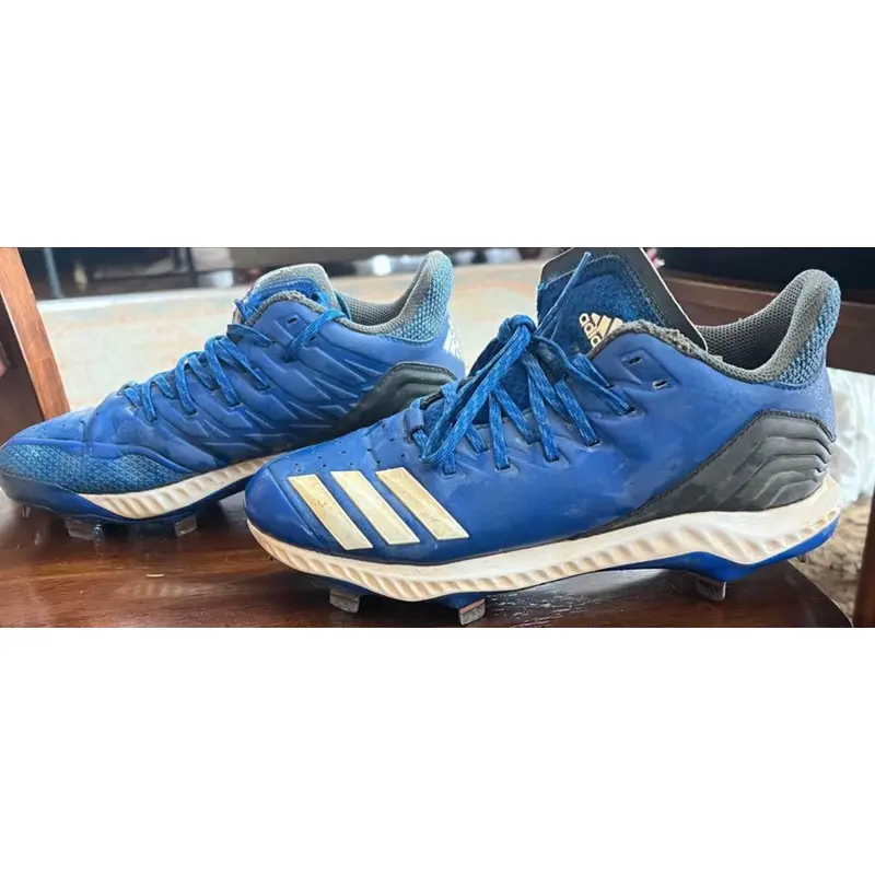 Adidas Icon Bounce Baseball Shoes 7.5 - Metal