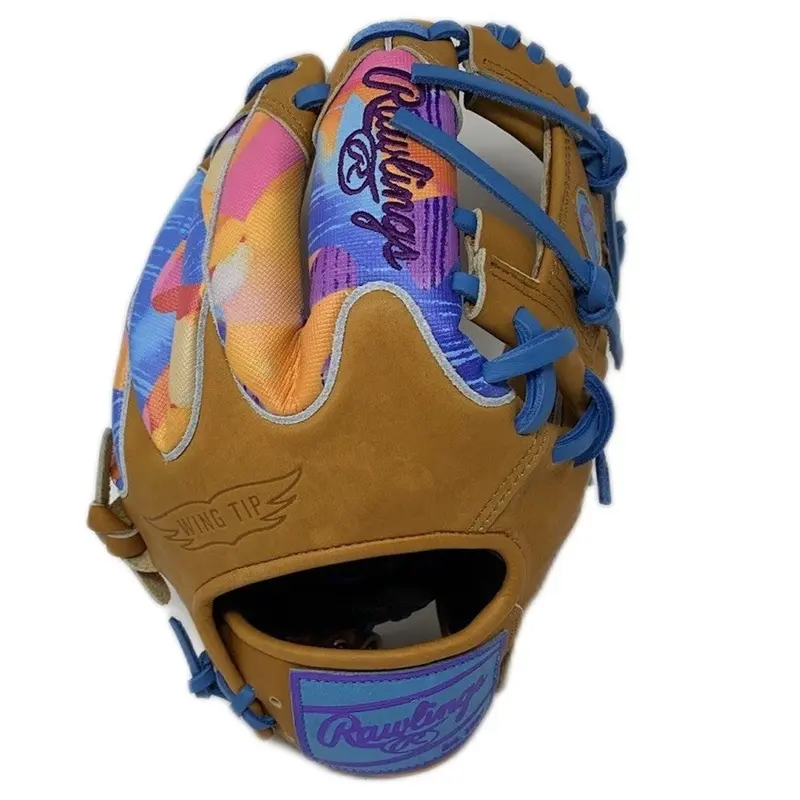 Rawlings Heart of the Hide Wingtip Fun Color Design Baseball Glove 11.5 Inch