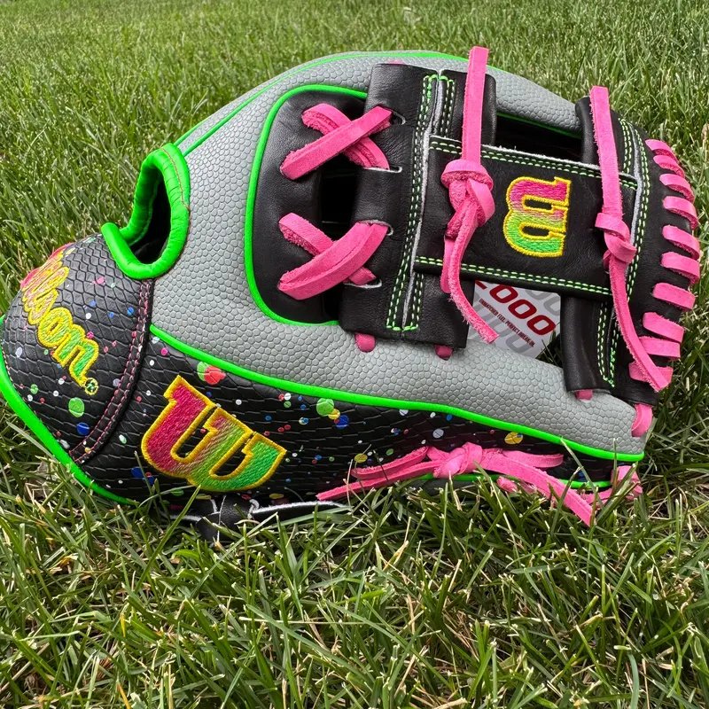 Wilson A2000 1786 SuperSkin 11.5" Infield Baseball Glove Splatter WBW102523115