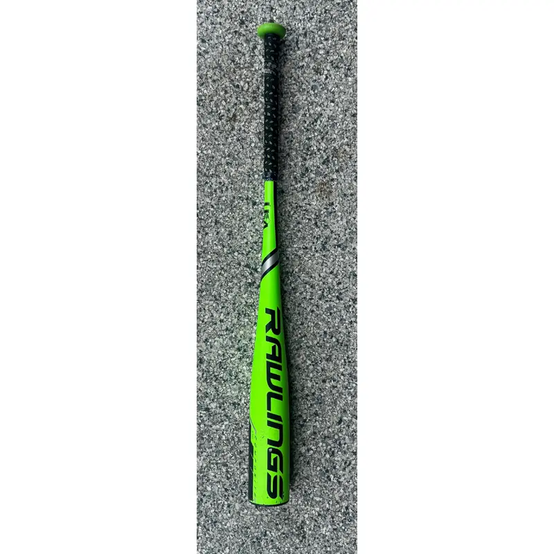 Used Kid Pitch (9YO-13YO) Rawlings Threat Bat USABat Certified (-12) 18 oz 30"