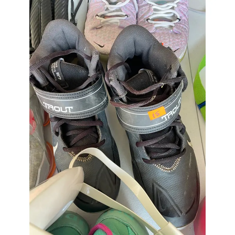 Black Men's Size M 8.5 (W 9.5) Nike High Top Trout (Used)