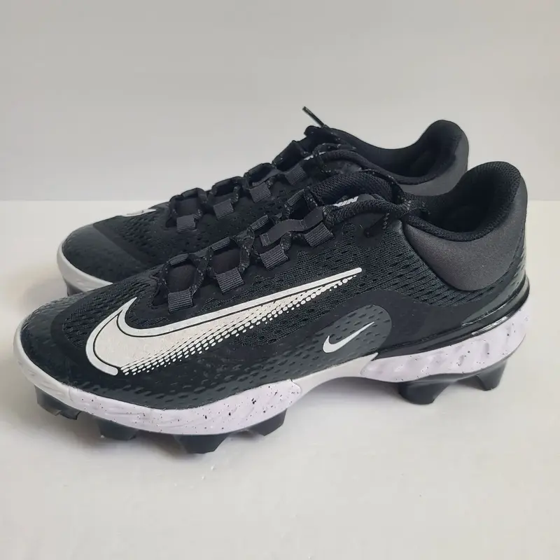 Nike Alpha Huarache Elite 4 Low MCS Baseball Cleats FD6221-003 Size 9.5 Black