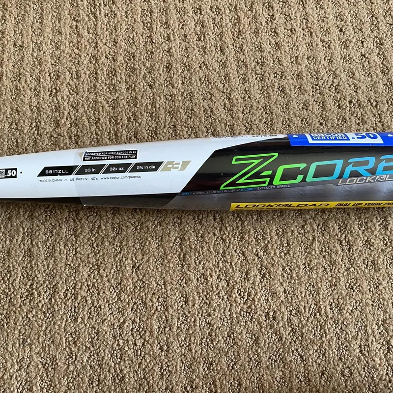 High School/College 2017 Alloy Z-Core Lock & Load (-3) 30 oz 33" Bat