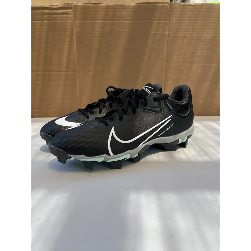Nike Women Hyperdiamond 4 Keystone Black/White/Mint - Size 11 Women