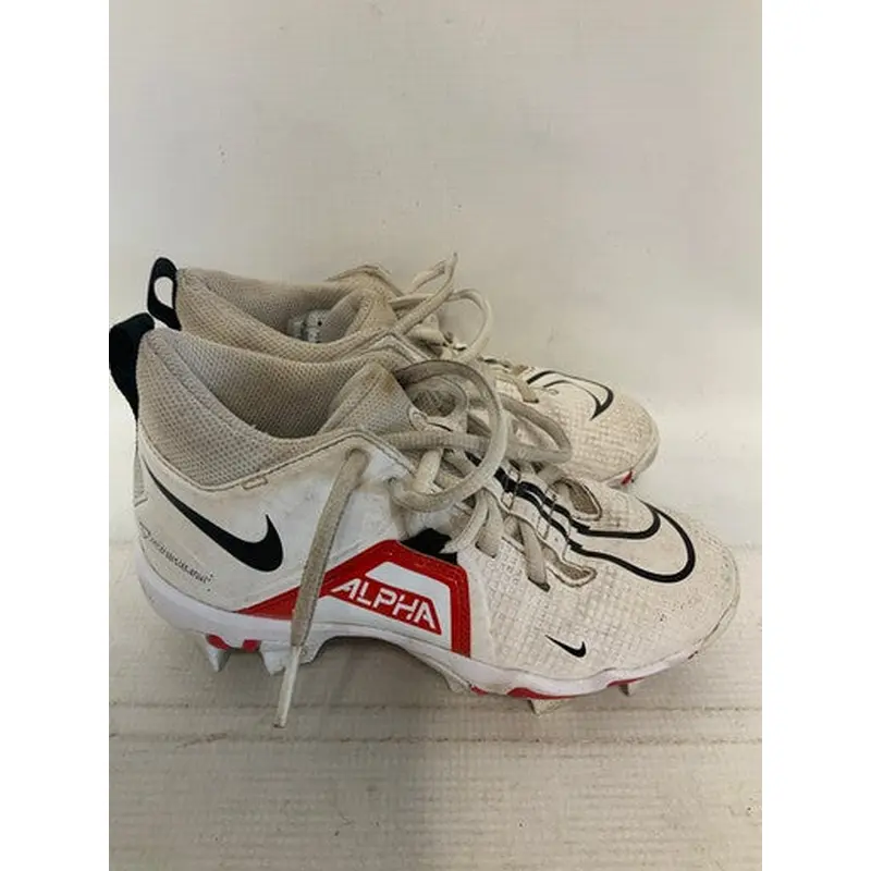 Used Nike ALPHA BB/SB Cleats White Junior 01.5 11823-S000032168