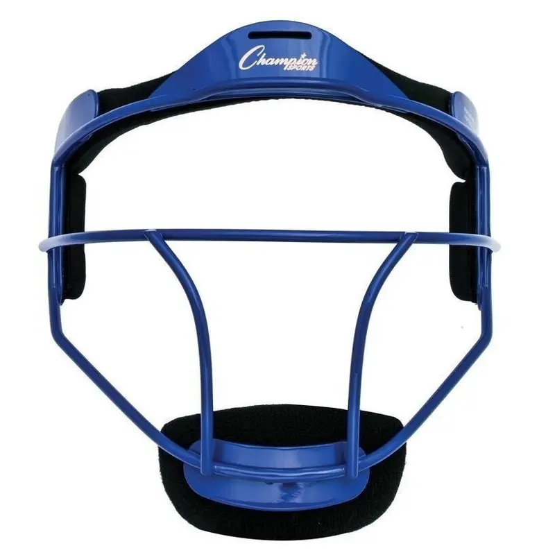 Champion Sports Softball ADULT Pitcher / Fielder Mask, Wide Vision, Blue