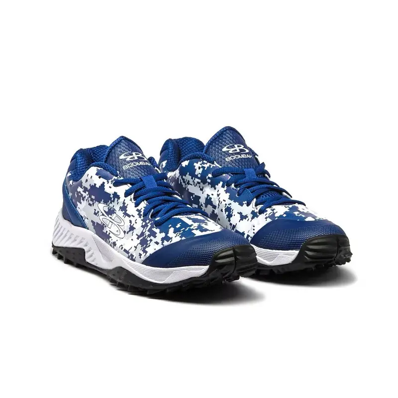 Brand New Camo Blue Men's Adult Low Top Boombah Turf Cleats (New)