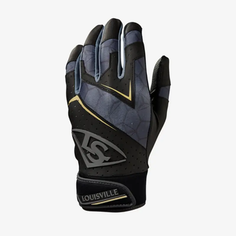 New Genuine V2 Batting Gloves Yth Blk Lg 11855-HBXWB5730801L