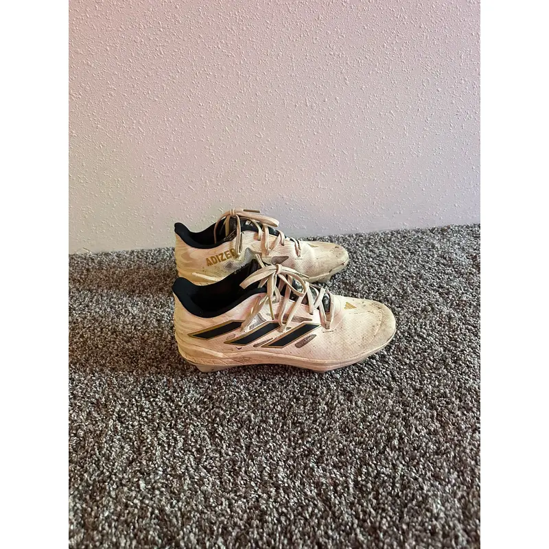 White Used Men's Low Top Metal Adizero