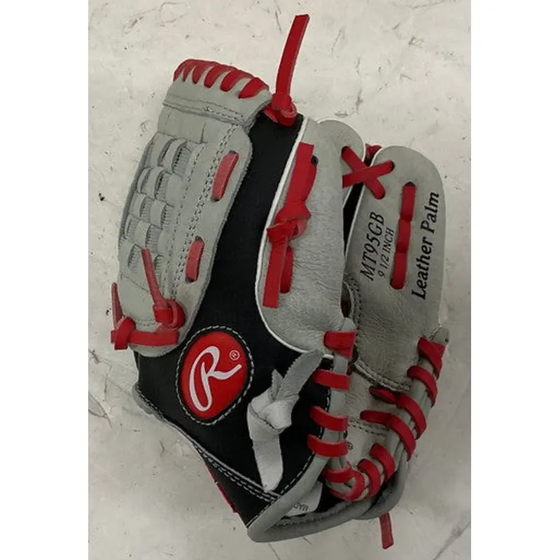 Used Rawlings MT95GB BB/SB Glove RH Throw Grey 9 1/2" 11855-S000187613