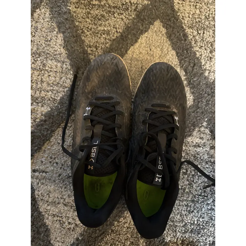 Black Men's Size M 11.0 (W 12.0) Under Armour Yard Metal (Used)